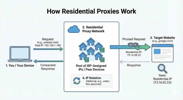 How residential proxies work