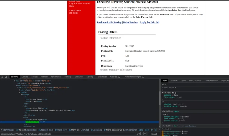 Testing an XPath expression in the Scrapy shell